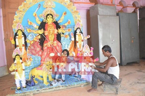 Katyayani Puja begins at Durga Bari